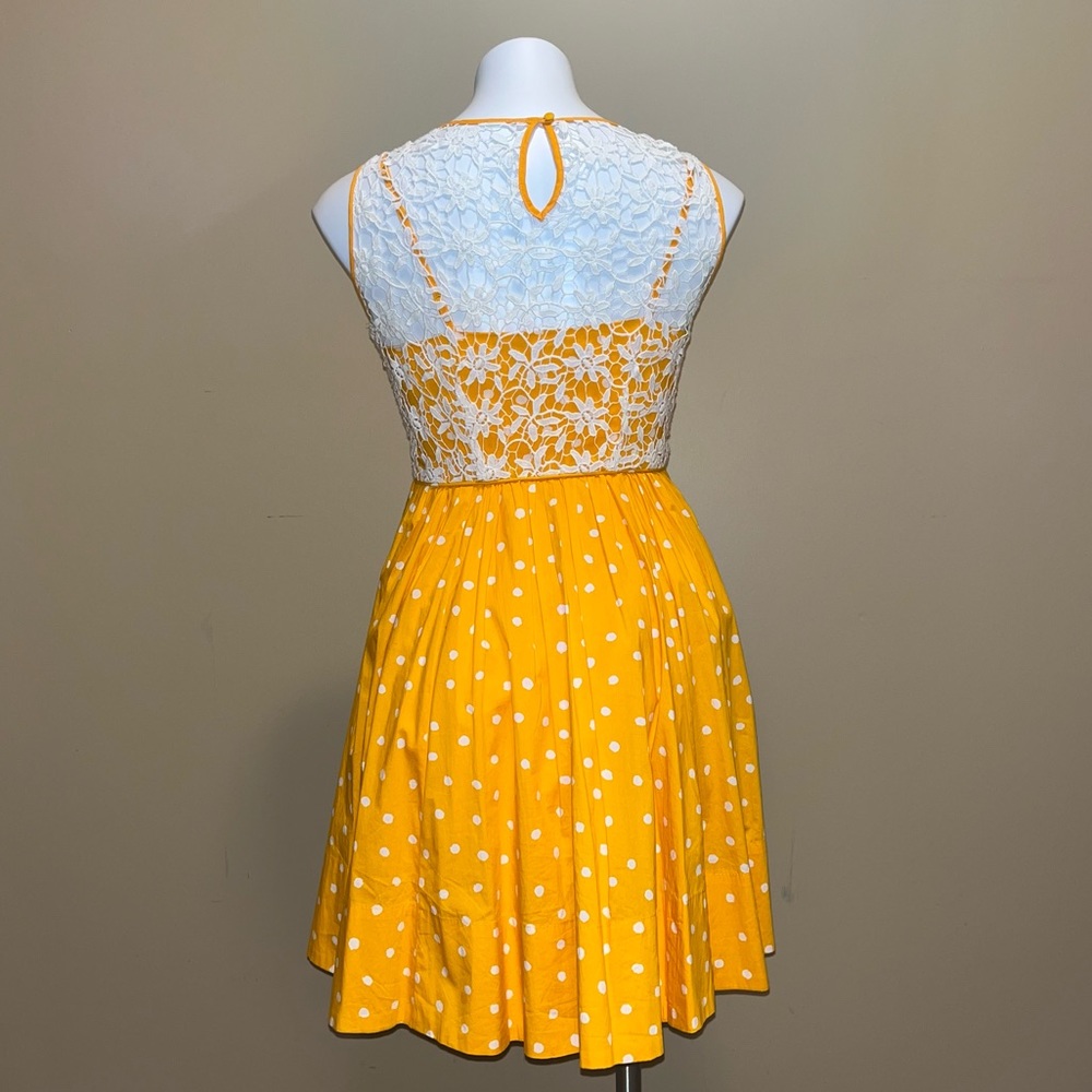 Anthro Moulinette Soeurs Melora Polka Dot Dress 0 - Picture 5 of 5